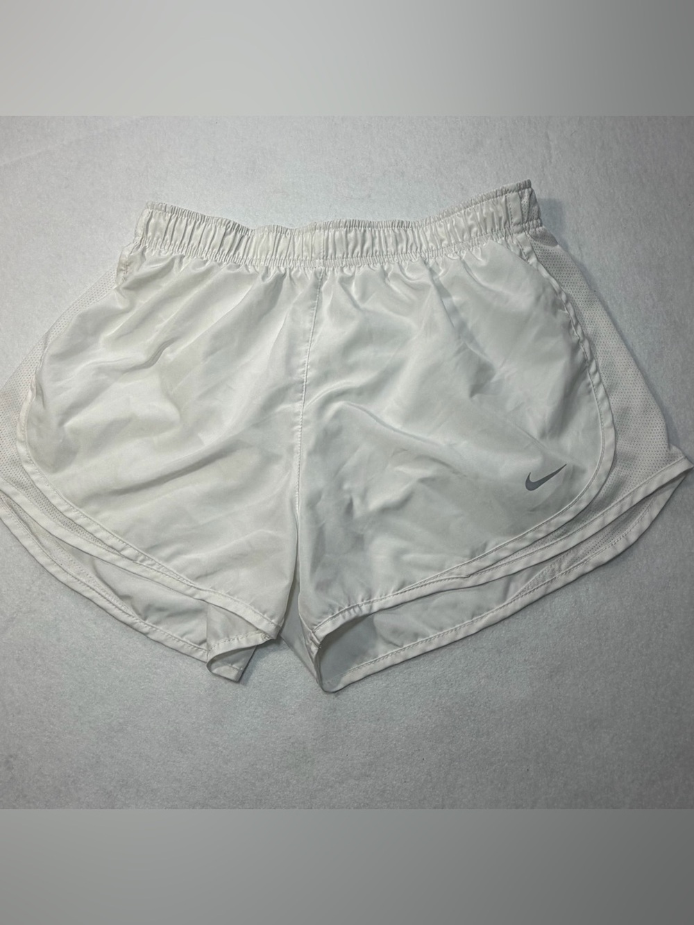 Nike Dri-FIT White Running Shorts Women’s L
